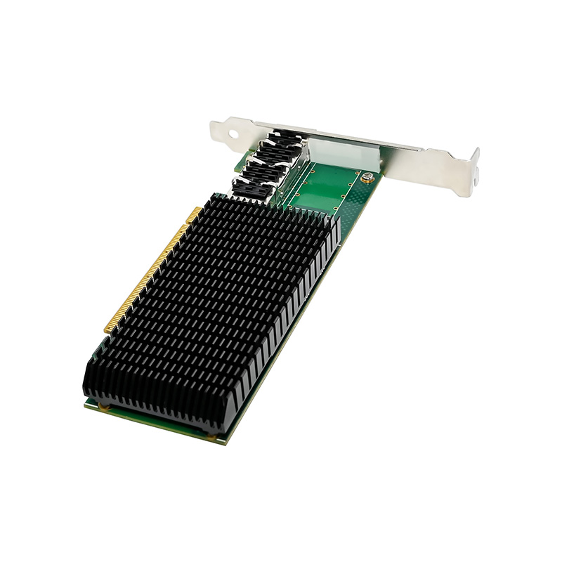 بطاقة تحكم PCIe 4.0 x16 بمنفذ  - مراجعة 100Gbe Qsfp28 Network Card وسعره